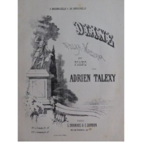 TALEXY Adrien Diane Piano ca1860