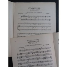 D'ORNI C. Tarentelle Piano Violon
