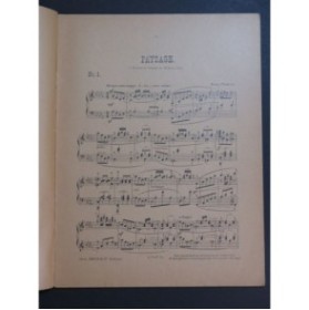 CHABRIER Emmanuel Dix Pièces Pittoresques Piano