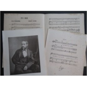 L'ÉPINE Ernest Ici-bas Chant Piano 1869