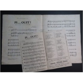 HAROLD P. Pi...ouit ! Carnaval de Nice Mossa Chant Piano 1931