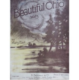 EARL Mary Beautiful Ohio Piano 1918