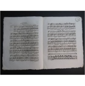 BLANGINI Félix Canzoncina Chant Piano Harpe ca1820