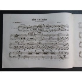GUNG'L Joseph Rêve sur l'Océan Piano ca1860