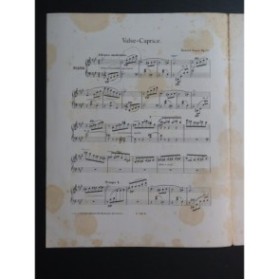 FAURÉ Gabriel Valse Caprice op 30 Piano ca1880