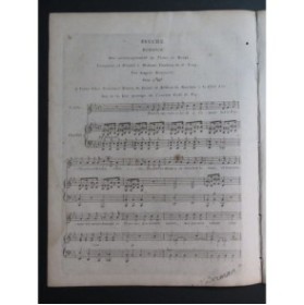 BENINCORI Angelo Psyché Chant Piano ca1820