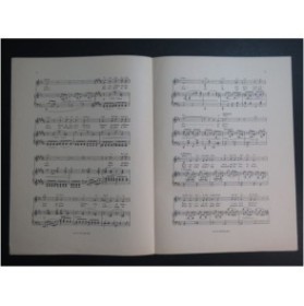 BRAHMS Johannes La Nuit de Mai Chant Piano 1930