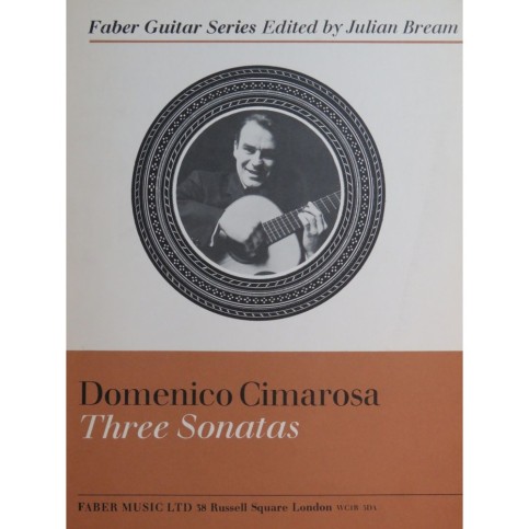 CIMAROSA Domenico Three Sonatas Guitare 1968