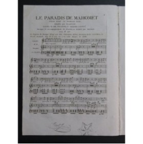 ISOUARD Nicolo Le Médecin Turc No 6 Chant Piano ou Harpe ca1810