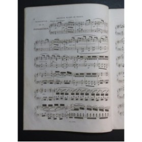 NIEDERMEYER Louis Dernière Pensée de Weber Piano ca1840