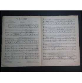 HERMITE Maurice O Ma Gaby Chant Piano 1923