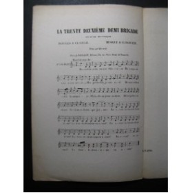 La Trente Deuxième Demi Brigade Piano et Chant Musique de Joseph Darcier