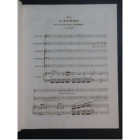 DE LA MOSKOWA Prince Le Cent-Suisse No 2 Chant Piano ca1840