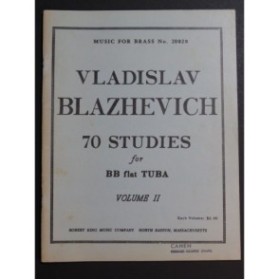 BLAZHEVICH Vladislav Studies Volume 2 BB flat Tuba 1968