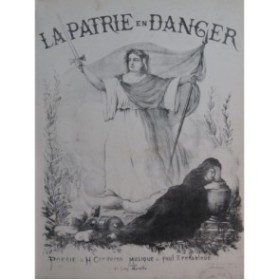 ERENAELEUC Paul La Patrie en Danger Chant Piano XIXe siècle
