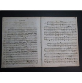 MEISSONNIER Antoine La Pensée Chant Piano Harpe ca1820