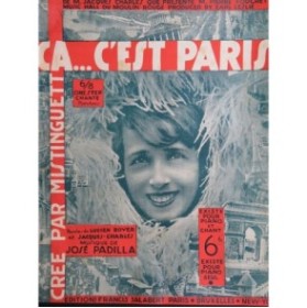 PADILLA José Ça... c'est Paris ! Chant Piano 1927