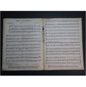 CHANTRIER Albert Hé Marie ! Chant Piano 1923