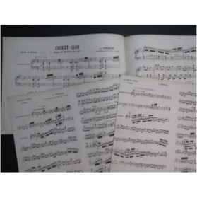 STRAUSS Josef Jockey-Club Polka Piano Violon Cornet ca1860