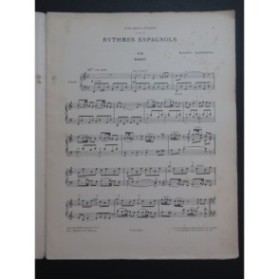 LAPARRA Raoul Rythmes Espagnols No 7 Paseo Piano 1913