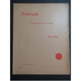 DEBUSSY Claude Prélude à l'après-midi d'un faune Piano