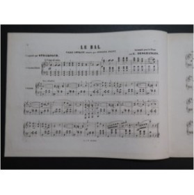 STRAKOSCH Maurice Le Bal Piano 1863