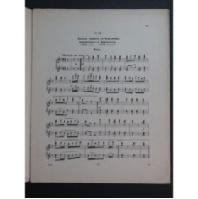 RUBINSTEIN Antoine Royal Tambour et Vivandière Piano 4 mains ca1880