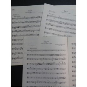 CAMBINI Giovanni Giuseppe Trios No 5 et 6 Flûtes ou Violon Alto 1967