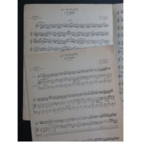 BACH J. S. Sonate No 4 Piano Flûte