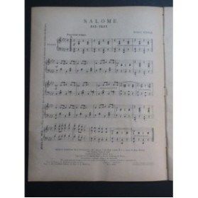 STOLZ Robert Salomé Piano 1920