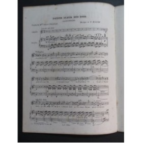 MASINI F. Petite Fleur des Bois Chant Piano ca1860