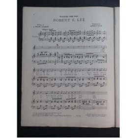 MUIR Lewis F. Robert E. Lee Chant Piano 1912