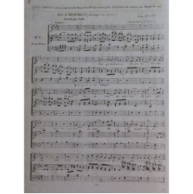 GRÉTRY André Anacréon chez Polycrate No 1 Chant Piano ca1797