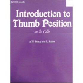 BENOY A. W. SUTTON L. Introduction to Thumb Position Violoncelle 1965