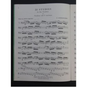 STEPHANOVSKY K. 20 Studies Trombone Basse 1964