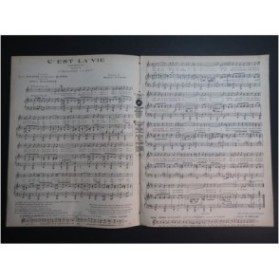YVAIN Maurice C'est la Vie Chant Piano 1923