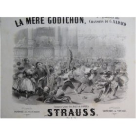 STRAUSS La Mère Godichon Piano ca1857