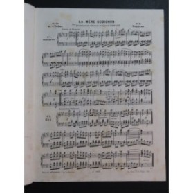STRAUSS La Mère Godichon Piano ca1857