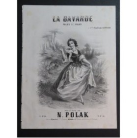 POLAK N. La Bavarde Piano ca1850