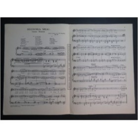 MAGNO Carlo Maria Signora mia ! Chant Piano 1954