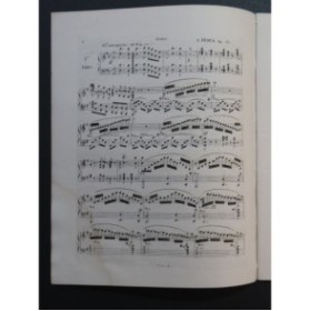 FESCA Alexandre Grand Trio No 3 op 23 Piano ca1850