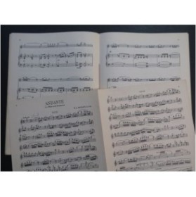MOZART W. A. Andante in C Major Piano Flûte 1948