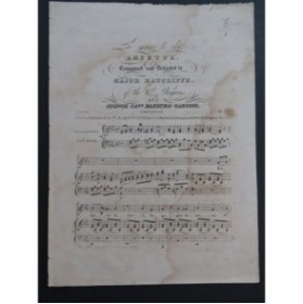 GABUSSI Vincenzo La Mano ti chiesi Chant Piano ca1840