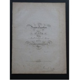 DEJAZET Jules Rondo Tyrolien op 8 Piano ca1835