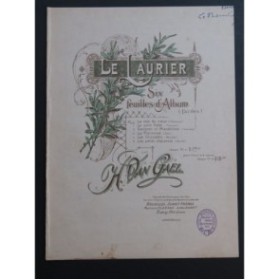VAN GAEL Henri La Voix du Coeur Piano ca1895