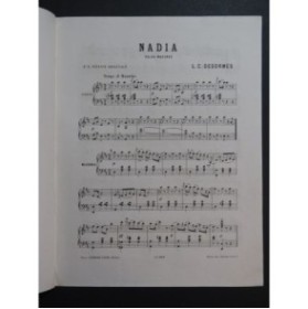 DESORMES L. C. Nadia Piano 1886