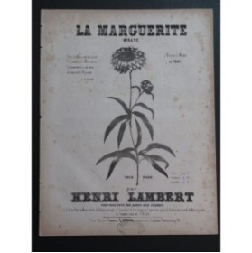 LAMBERT Henri La Marguerite Piano ca1855