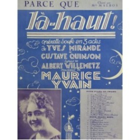 YVAIN Maurice Parce que Chant Piano 1923