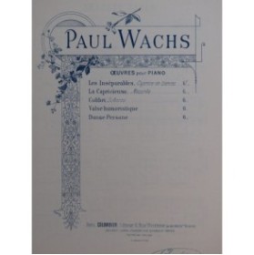 WACHS Paul Danse Persane Piano