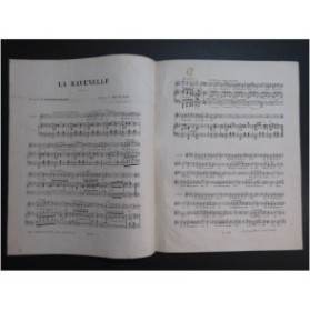 MALLIOT La Ravanelle Chant Piano ca1850